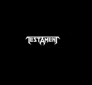 Testament Band Decal Sticker