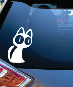 Trigun kuroneko sama cat Cat Window Decal Sticker