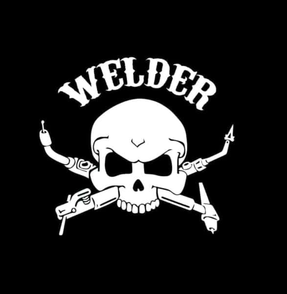 Welding Welder Skull torch Vinyl Decal Stickers - Custom ...