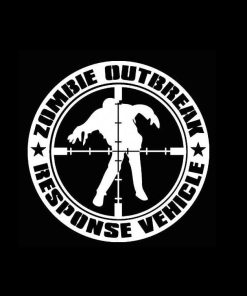 Zombie Response Vehicle Decal Sticker a7
