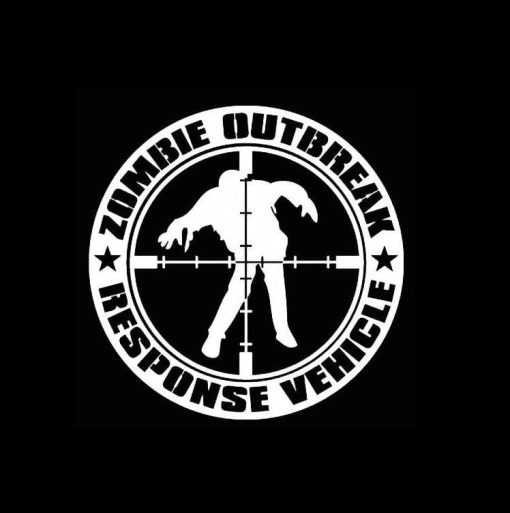 Zombie Response Vehicle Decal Sticker a7
