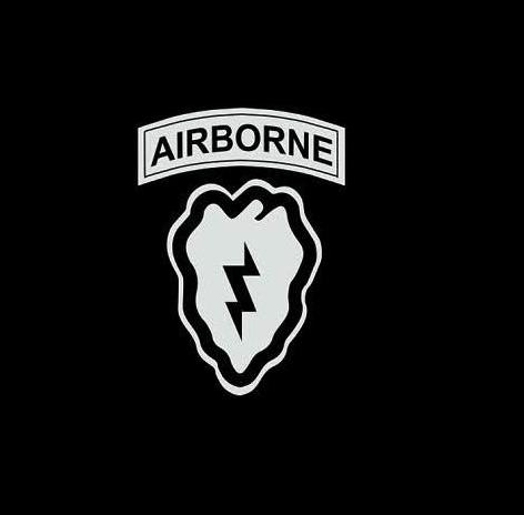 25th Infantry airborne Decal Sticker