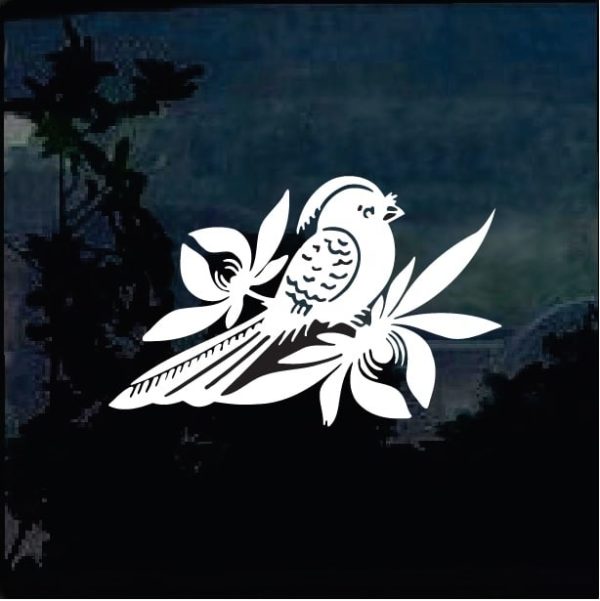 Bayside Bird Band Window Decal Sticker