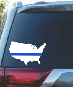 Blue lives Matter Sticker - Thin Blue Line Police Lives Decal a2