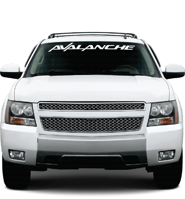 Chevy Avalanche Windshield Banner Chevy window decal sticker