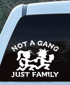 Not gang Just Family Hatchetman ICP - Cartoon Decal Sticker