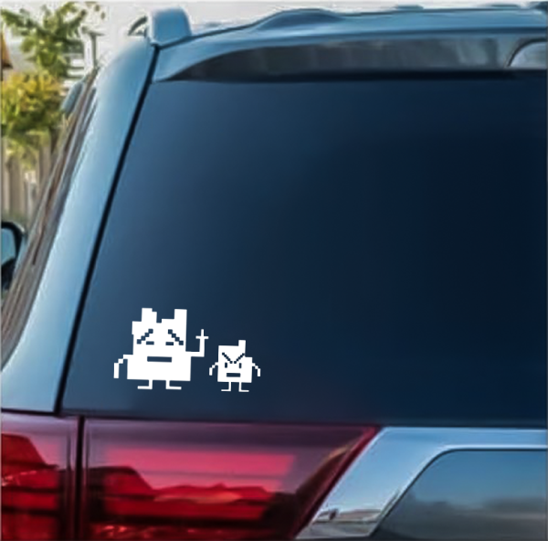 MOONINITES Aqua Teen Hunger Force window decal Sticker