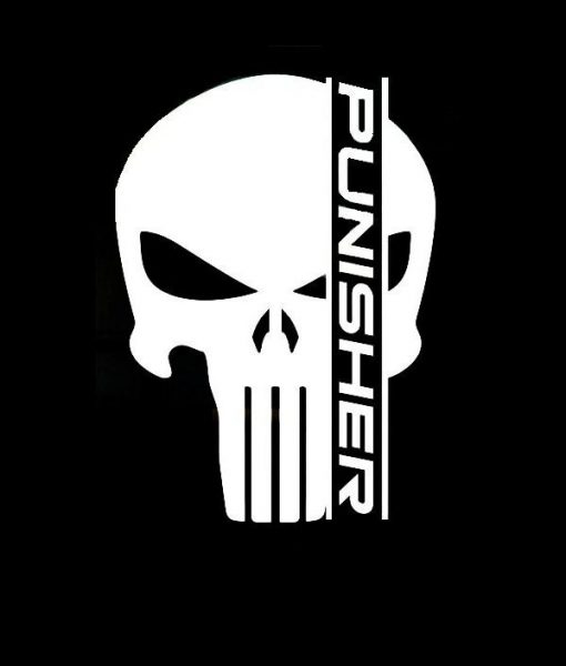 Punisher Skull A2 Decal Stickers Custom Sticker Shop