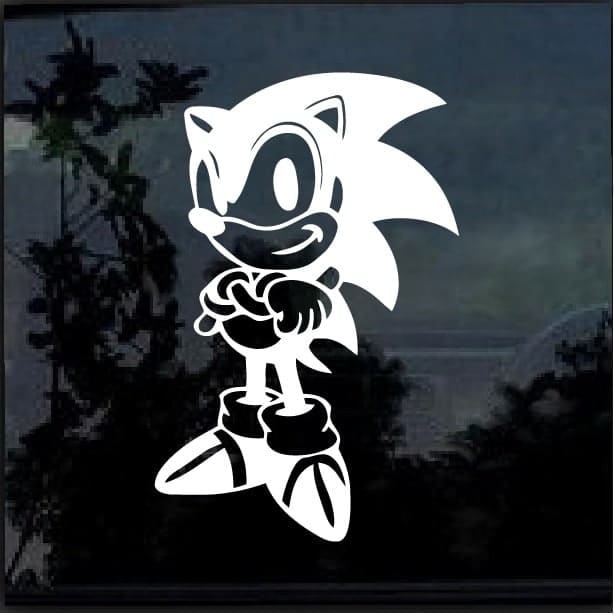 Sonic the Hedgehog Graphic Die Cut decal sticker Car Truck Boat Window 7" 