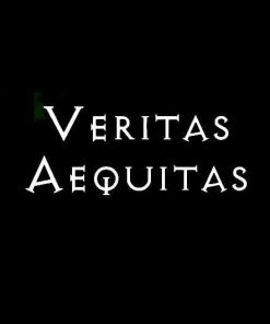Veritas Aequitas (Truth and Justice) Decal sticker