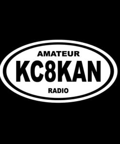 Ham Amateur Radio Call Sign Decal Sticker