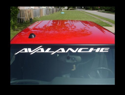 Windshield Decal Fits Chevy Avalanche