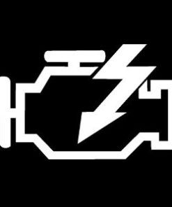 Check Engine Light decal sticker