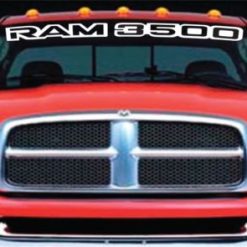 Vinyl Windshield Banner Decal Sticker Fits Dodge Ram 3500