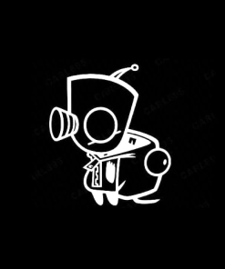 Invader Zim - Cartoon Decal Sticker