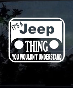 Its a Jeep Thing A3 - Jeep Wrangler Decals
