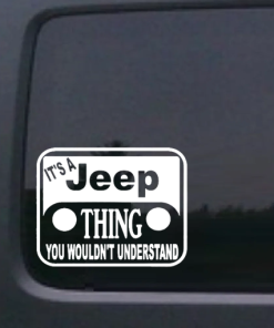 Its a Jeep Thing A3 - Jeep Wrangler Decals