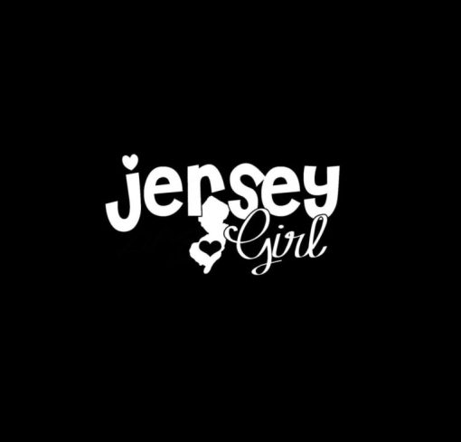 Jersey Girl Window Decal Sticker | Custom Made In the USA | Fast Shipping