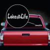 lake life pontoon boat window decal sticker