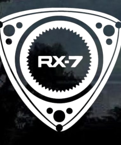 Rotary Engine RX7 RX-7 window decal Sticker