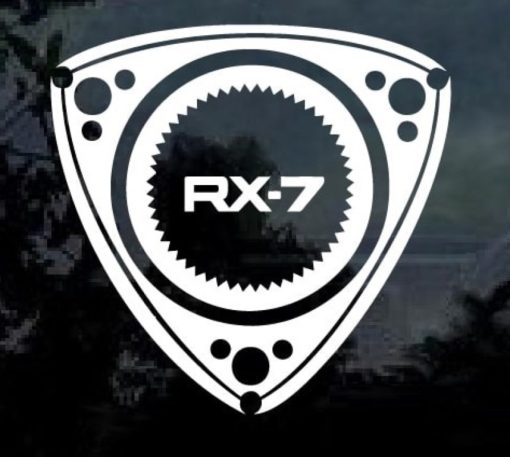 rx-7 rotary engine mazda decal sticker