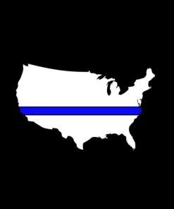 Thin Blue Line Police Lives Matter Decal