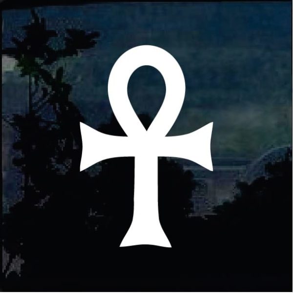 Ankh Symbol Pagan Egyptian Vinyl Decal