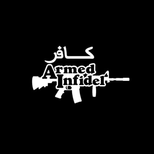 Armed Infidel Vinyl Decal Stickers a2