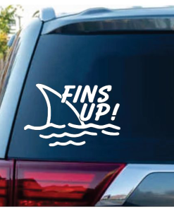 Fins Up Jimmy Buffett - Band Decal Stickers