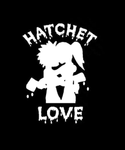 Hatchetman hatchet love - Cartoon Decal Sticker