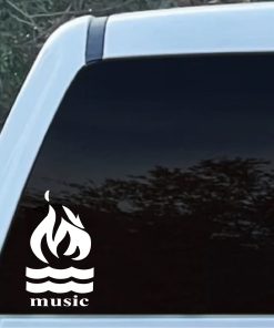Hot Water Music Band Decal Sticker