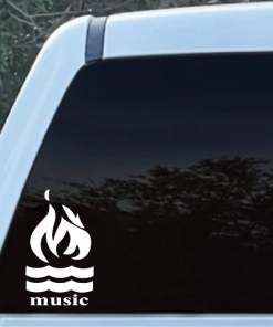 Hot Water Music Logo - Band Decal Stickers