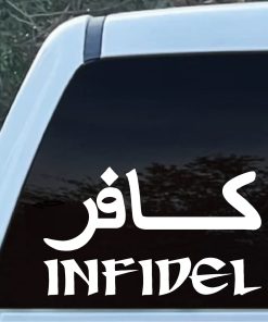 Infidel decal sticker