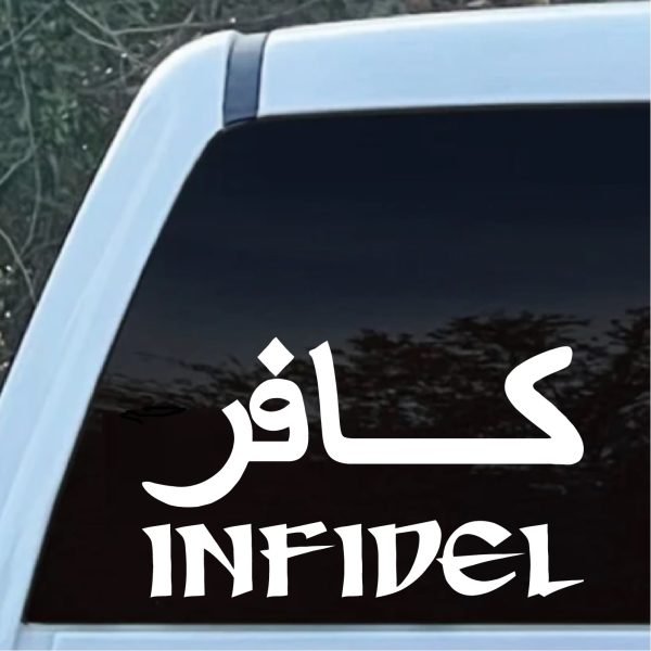 Infidel decal sticker