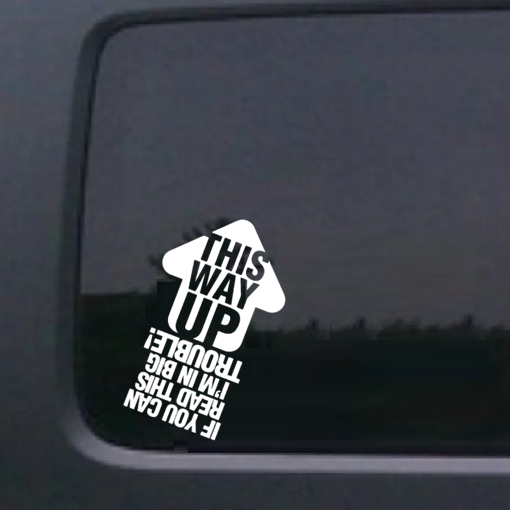 This way up Jeep Jeep - Jeep Wrangler Decals