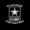 My Daughter Wears Combat Boots Army Vinyl Decal Sticker