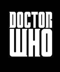 Doctor who lettering Vinyl Decal Sticker