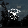 firefighters wife decal sticker