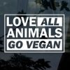Go Vegan Vegetarian Vegitarian Vinyl Decal Stickers