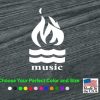 hot water music band decal sticker