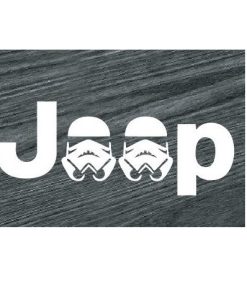 jeep storm trooper decal sticker