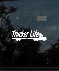 Trucker Life Decal Sticker
