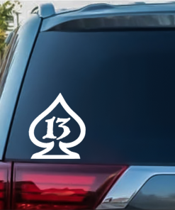 Ace of Death Vinly Window Decal Sticker