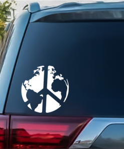 World Peace window decal Sticker