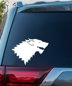 Game of thrones stark window decal Sticker