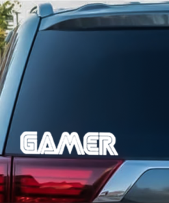 Gamer Vinly window decal Sticker