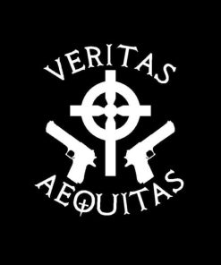 Boondock Saints Veritas Aequitas window decal Sticker