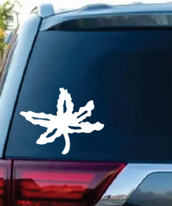 Buckeye leaf Window Decal Sticker