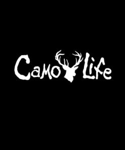 Camo Life Deer Vinyl Decal Sticker