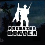 Predator Hunter Coyote Hunting Window Decal Sticker For Cars And Trucks ...